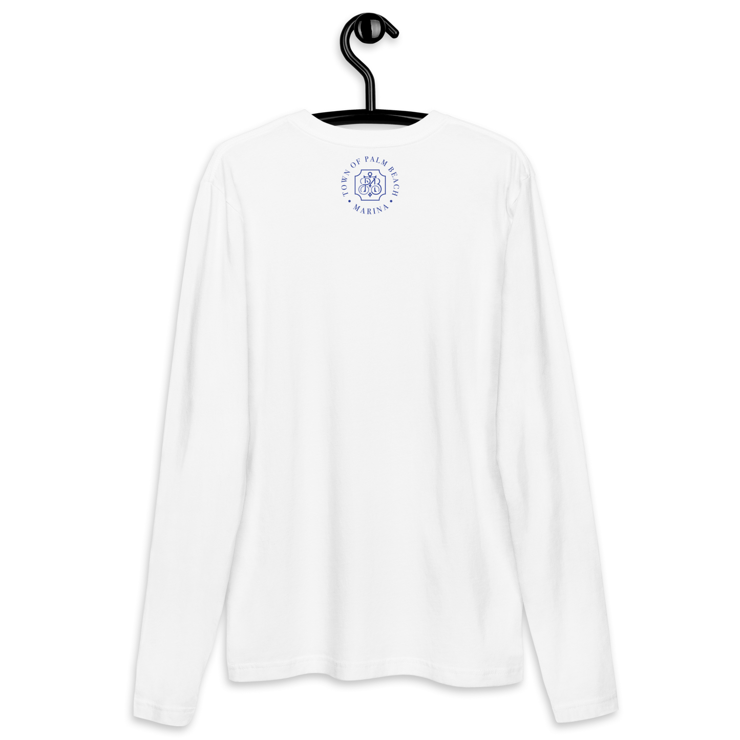 Men's Fitted Long-Sleeved Crew Shirt - Flag