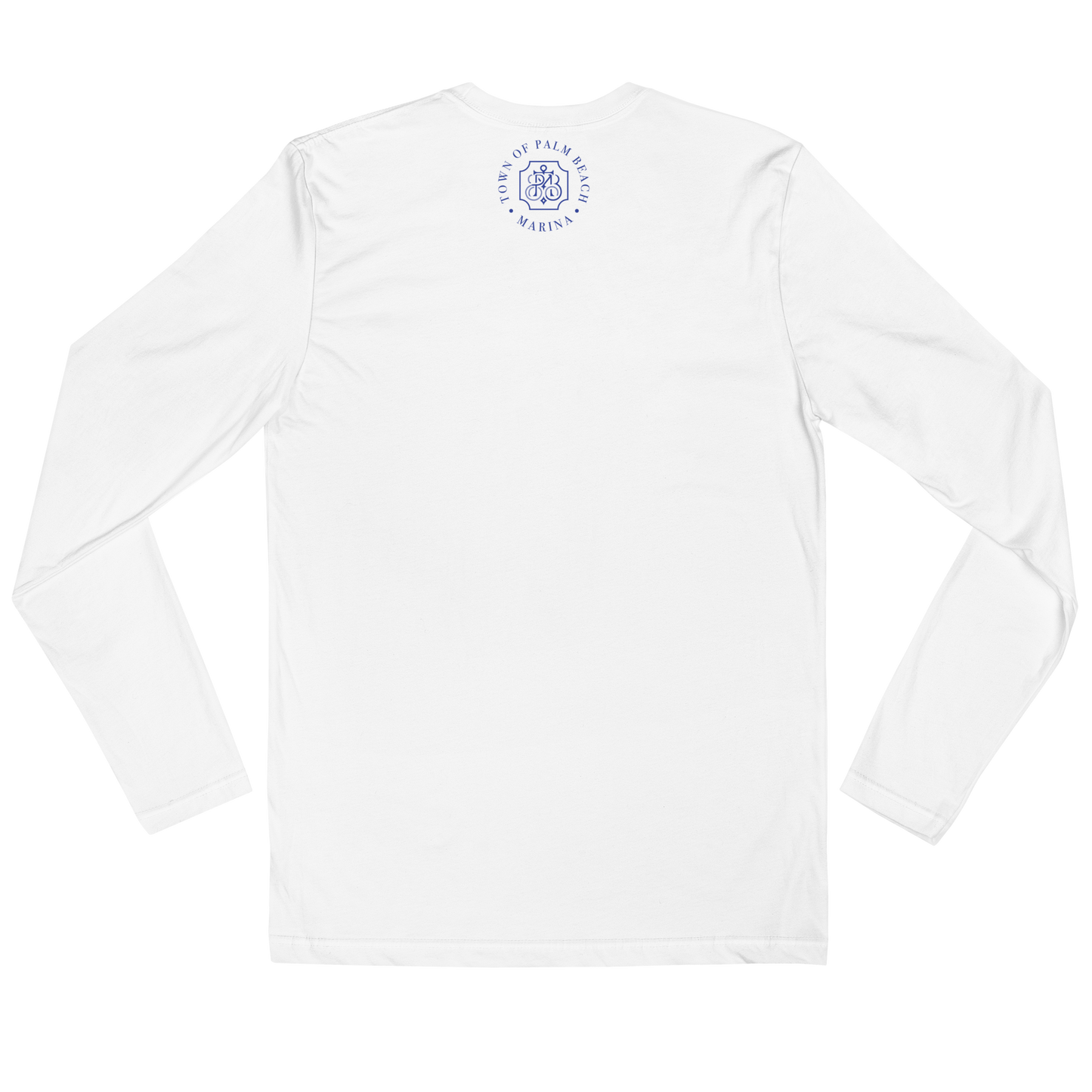 Men's Fitted Long-Sleeved Crew Shirt - Hippocampus